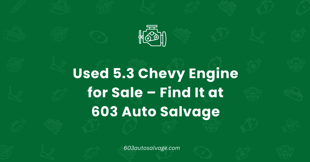 used 5.3 ls engine for sale