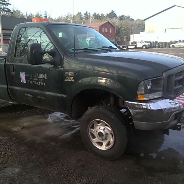 2003 Ford F-250 Super Duty Dark Green Photo 13