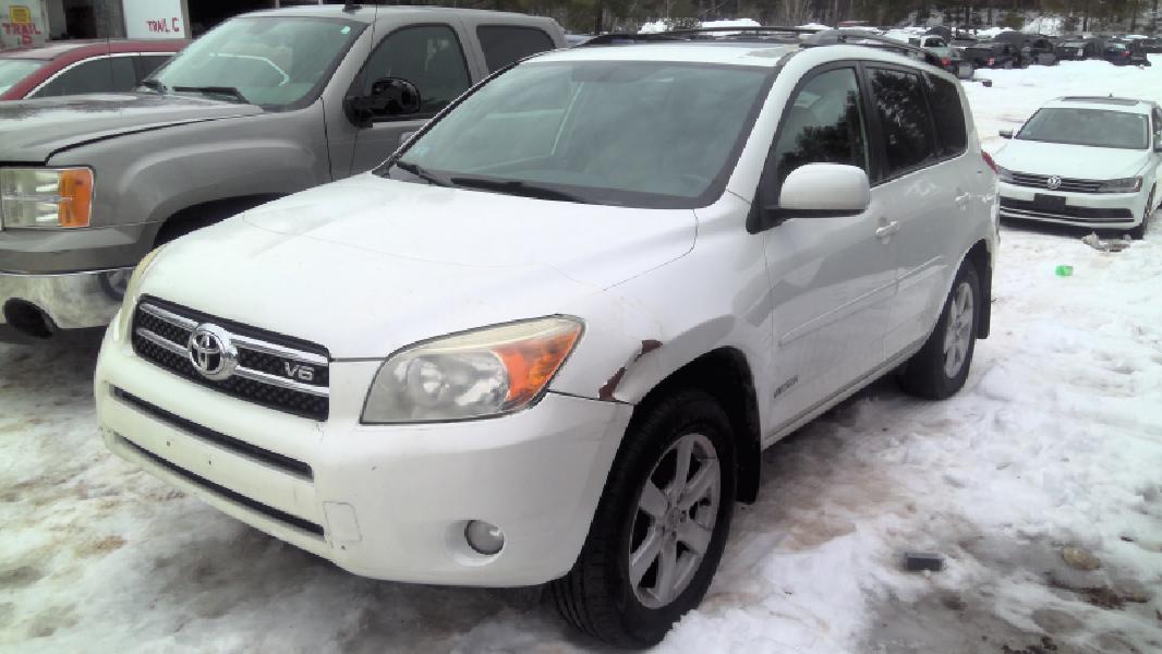 2008 Toyota RAV4 White Photo 3