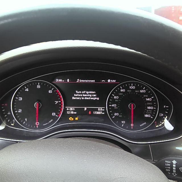 2014 Audi A6 WHITE Photo 2