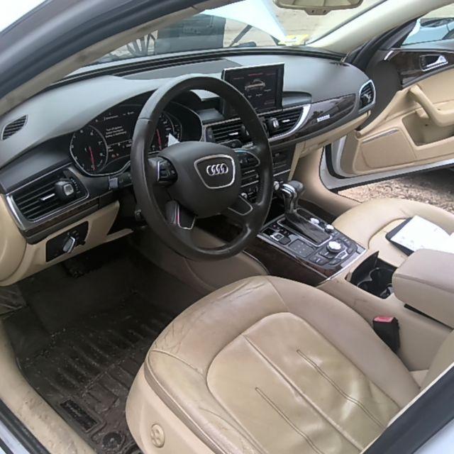 2014 Audi A6 WHITE Photo 4