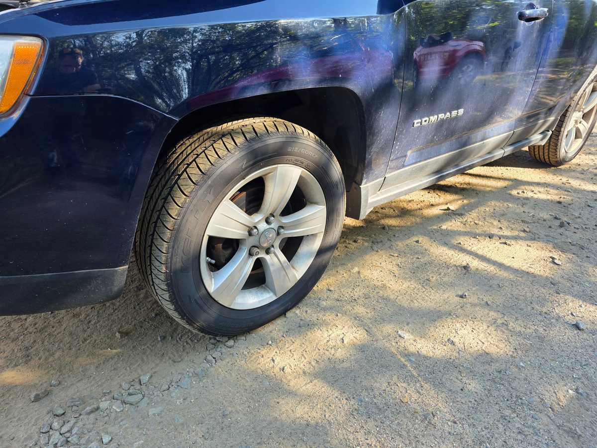 2012 Jeep Compass Latitude True Blue Pearl - passenger side rear angle
