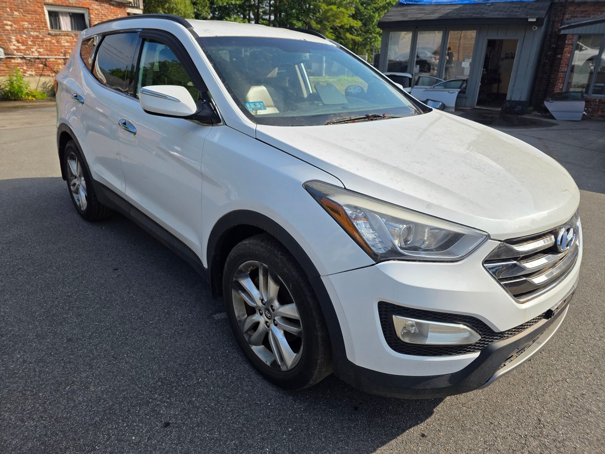 2013 Hyundai Santa Fe Sport 2.0T Snow White Pearl - driver side front quarter