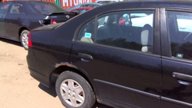 2005 Honda Civic BLACK Photo 14