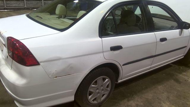 2005 Honda Civic WHITE Photo 11
