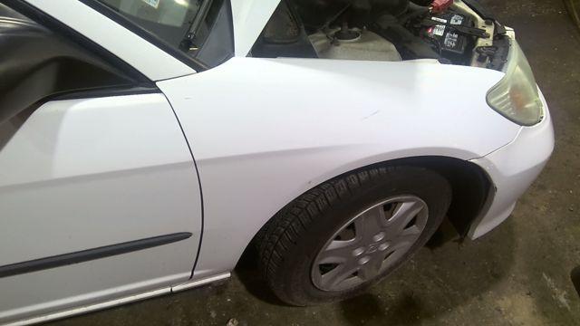 2005 Honda Civic WHITE Photo 5