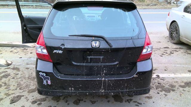 2007 Honda Fit BLACK Photo 4