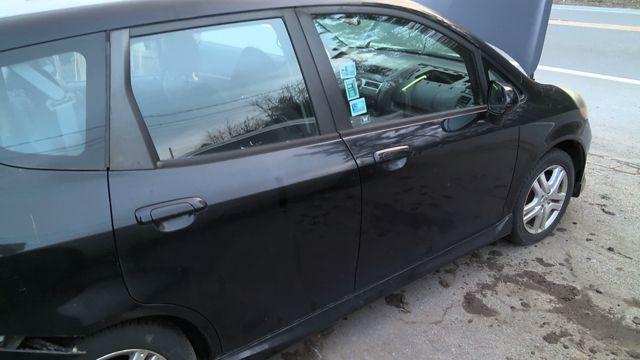 2007 Honda Fit BLACK Photo 6