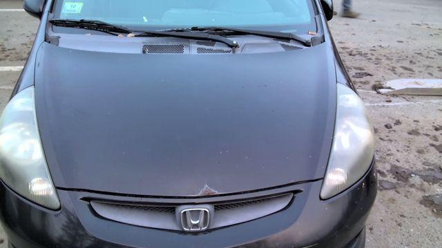 2007 Honda Fit BLACK Photo 2