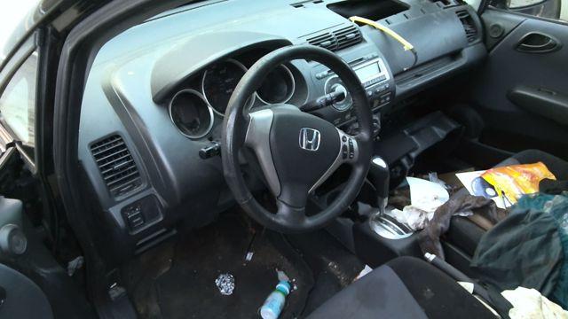 2007 Honda Fit BLACK Photo 3