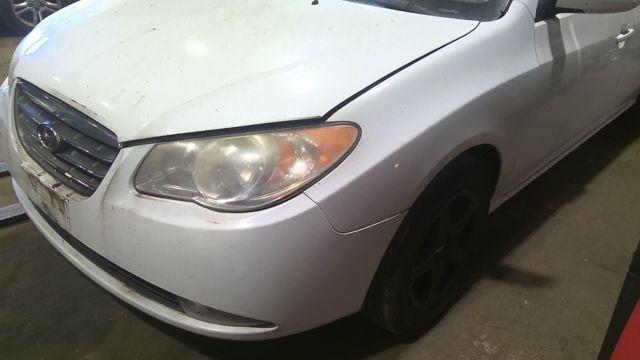 2007 Hyundai Elantra WHITE Photo 2