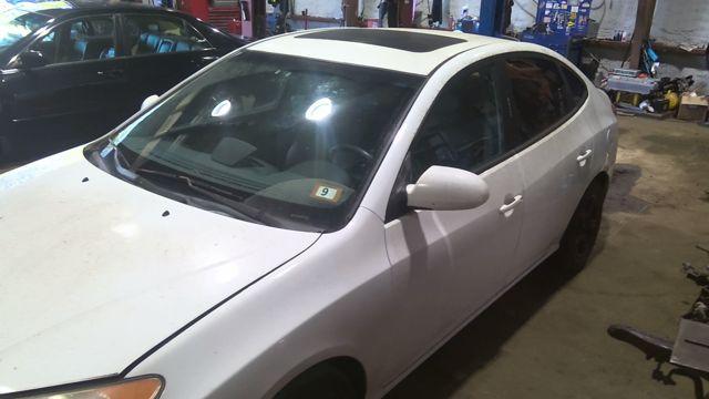 2007 Hyundai Elantra WHITE Photo 4