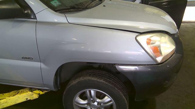 2007 Kia Sportage SILVER Photo 10