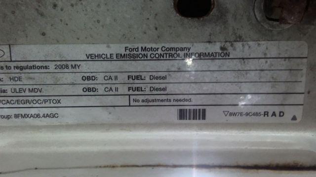 2008 Ford F-250 Super Duty WHITE Photo 3