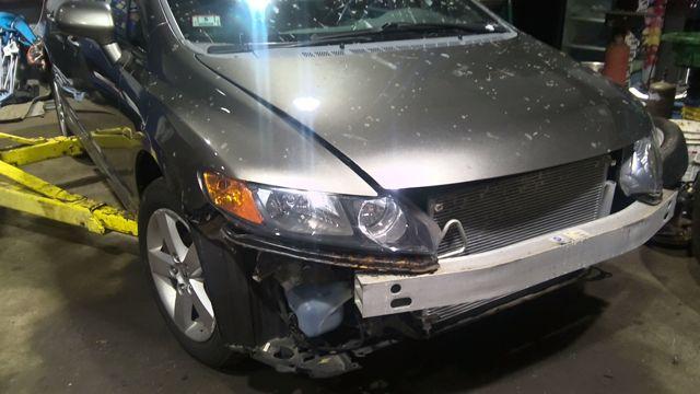 2008 Honda Civic GRAY Photo 11