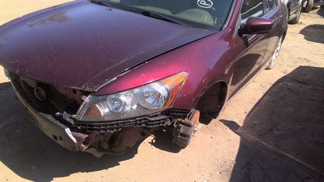 2009 Honda Accord MAROON Photo 3
