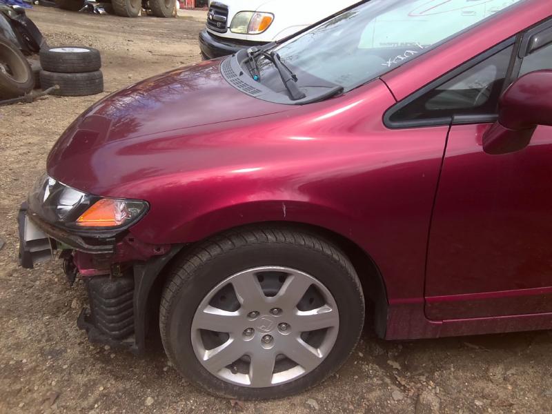 2009 Honda Civic RED Photo 2