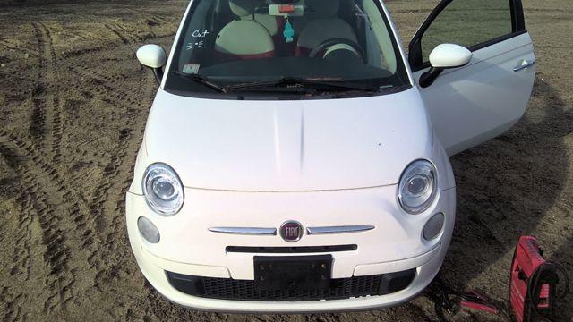 2012 Fiat 500 WHITE Photo 3